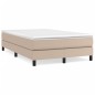 Giroletto a Molle con Materasso Cappuccino 120x200cm Similpelle