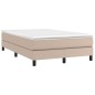 Giroletto a Molle con Materasso Cappuccino 120x200cm Similpelle