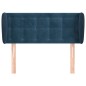Testiera ad Orecchio Blu Scuro 103x23x78/88 cm in Velluto Testiera ad Orecchio Blu Scuro 103x23x78/88 cm in Velluto