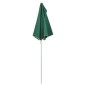 Ombrellone Semicircolare da Giardino con Palo 180x90 cm Verde Ombrellone Semicircolare da Giardino con Palo 180x90 cm Verde
