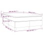vidaXL Giroletto a Molle con Materasso Bianco 140x190 cm in Similpelle