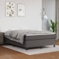 vidaXL Giroletto a Molle con Materasso Grigio 140x200 cm in Similpelle