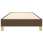 Giroletto a Molle Marrone Scuro 90x200 cm in Tessuto Giroletto a Molle Marrone Scuro 90x200 cm in Tessuto