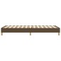 Giroletto a Molle Marrone Scuro 90x200 cm in Tessuto Giroletto a Molle Marrone Scuro 90x200 cm in Tessuto