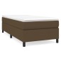 Giroletto a Molle Marrone Scuro 90x190 cm in Tessuto