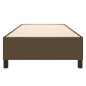 Giroletto a Molle Marrone Scuro 90x190 cm in Tessuto