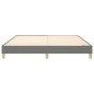 Giroletto a Molle Grigio Scuro 160x200 cm in Tessuto Giroletto a Molle Grigio Scuro 160x200 cm in Tessuto