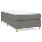 Giroletto a Molle Grigio Scuro 80x200 cm in Tessuto