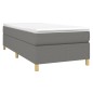 Giroletto a Molle Grigio Scuro 80x200 cm in Tessuto