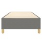 Giroletto a Molle Grigio Scuro 80x200 cm in Tessuto