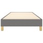 Giroletto a Molle Grigio Scuro 90x200 cm in Tessuto Giroletto a Molle Grigio Scuro 90x200 cm in Tessuto