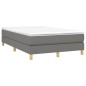 vidaXL Giroletto senza Materasso Grigio Scuro 120x200 cm Tessuto vidaXL Giroletto senza Materasso Grigio Scuro 120x200 cm Tessuto