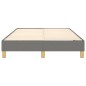 vidaXL Giroletto senza Materasso Grigio Scuro 120x200 cm Tessuto vidaXL Giroletto senza Materasso Grigio Scuro 120x200 cm Tessuto