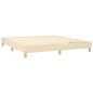 Giroletto a Molle Crema 160x200 cm in Tessuto