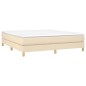 vidaXL Giroletto senza Materasso Crema 180x200 cm in Tessuto vidaXL Giroletto senza Materasso Crema 180x200 cm in Tessuto