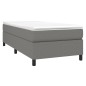Giroletto a Molle Grigio Scuro 100x200 cm in Tessuto Giroletto a Molle Grigio Scuro 100x200 cm in Tessuto