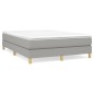 vidaXL Giroletto senza Materasso Grigio Chiaro 140x200 cm Tessuto vidaXL Giroletto senza Materasso Grigio Chiaro 140x200 cm Tessuto