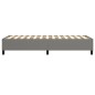 vidaXL Giroletto senza Materasso Grigio Scuro 90x190 cm Tessuto vidaXL Giroletto senza Materasso Grigio Scuro 90x190 cm Tessuto