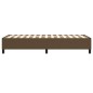 Giroletto a Molle Marrone Scuro 90x200 cm in Tessuto Giroletto a Molle Marrone Scuro 90x200 cm in Tessuto