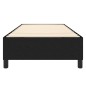 vidaXL Giroletto senza Materasso Nero 90x190 cm in Tessuto