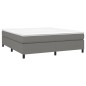 Giroletto a Molle Grigio Scuro 180x200 cm in Tessuto Giroletto a Molle Grigio Scuro 180x200 cm in Tessuto