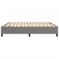 Giroletto a Molle Grigio Scuro 180x200 cm in Tessuto Giroletto a Molle Grigio Scuro 180x200 cm in Tessuto