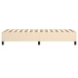 vidaXL Giroletto senza Materasso Crema 100x200 cm in Tessuto vidaXL Giroletto senza Materasso Crema 100x200 cm in Tessuto