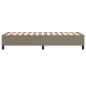 vidaXL Giroletto senza Materasso Tortora 90x200 cm Tessuto