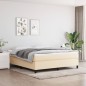 vidaXL Giroletto senza Materasso Crema 180x200 cm in Tessuto vidaXL Giroletto senza Materasso Crema 180x200 cm in Tessuto