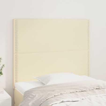 Testiere 2 pz Crema 100x5x78/88 cm in Similpelle