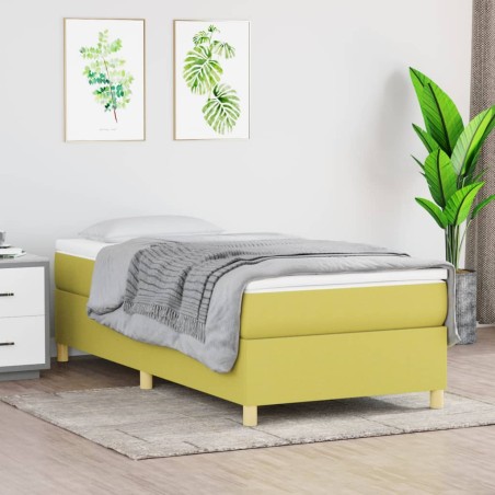 Giroletto a Molle Verde 90x200 cm in Tessuto