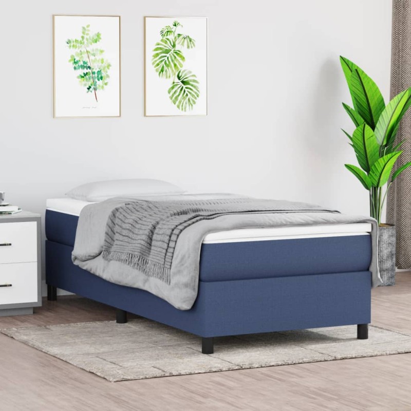 Giroletto a Molle Blu 100x200 cm in Tessuto Giroletto a Molle Blu 100x200 cm in Tessuto