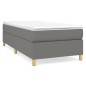 vidaXL Giroletto senza Materasso Grigio Scuro 100x200 cm Tessuto vidaXL Giroletto senza Materasso Grigio Scuro 100x200 cm Tessuto