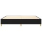 vidaXL Giroletto senza Materasso Nero 200x200 cm in Tessuto