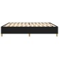 vidaXL Giroletto senza Materasso Nero 200x200 cm in Tessuto