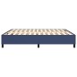 Giroletto a Molle Blu 180x200 cm in Tessuto Giroletto a Molle Blu 180x200 cm in Tessuto