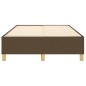 Giroletto a Molle Marrone Scuro 120x200 cm in Tessuto Giroletto a Molle Marrone Scuro 120x200 cm in Tessuto