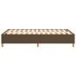 Giroletto a Molle Marrone Scuro 120x200 cm in Tessuto Giroletto a Molle Marrone Scuro 120x200 cm in Tessuto