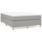 vidaXL Giroletto senza Materasso Grigio Chiaro 140x190 cm Tessuto vidaXL Giroletto senza Materasso Grigio Chiaro 140x190 cm Tessuto