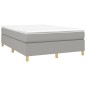 vidaXL Giroletto senza Materasso Grigio Chiaro 140x190 cm Tessuto vidaXL Giroletto senza Materasso Grigio Chiaro 140x190 cm Tessuto