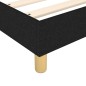 vidaXL Giroletto senza Materasso Nero 180x200 cm in Tessuto vidaXL Giroletto senza Materasso Nero 180x200 cm in Tessuto