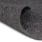 Tappeto Lavorato a Mano in Juta Rotondo 90 cm Grigio Scuro Tappeto Lavorato a Mano in Juta Rotondo 90 cm Grigio Scuro