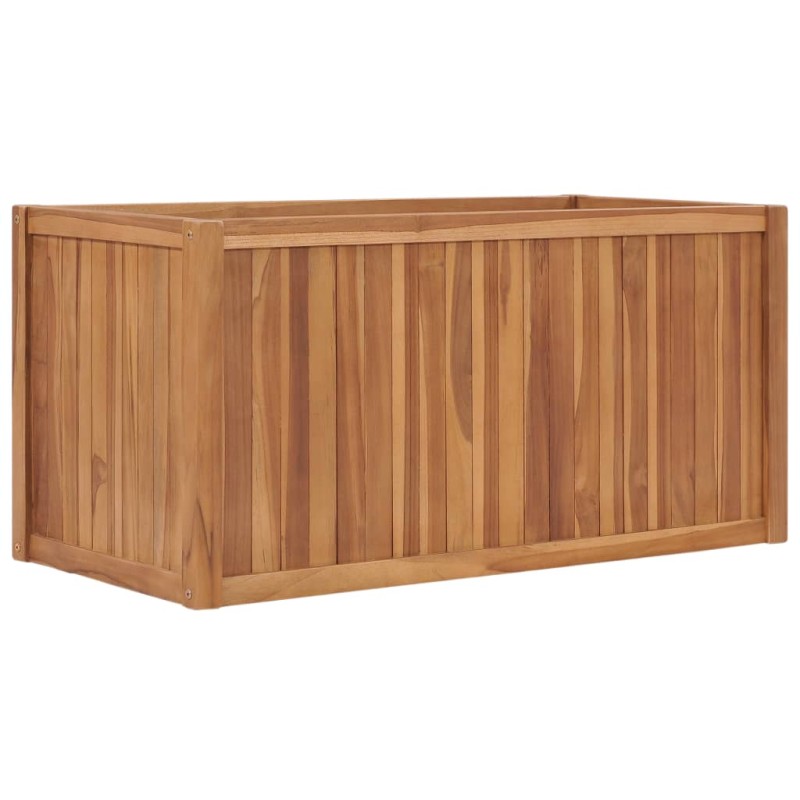 Letto Rialzato 100x50x50 cm in Legno Massello di Teak Letto Rialzato 100x50x50 cm in Legno Massello di Teak