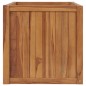 Letto Rialzato 100x50x50 cm in Legno Massello di Teak Letto Rialzato 100x50x50 cm in Legno Massello di Teak