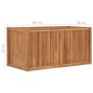 Letto Rialzato 100x50x50 cm in Legno Massello di Teak Letto Rialzato 100x50x50 cm in Legno Massello di Teak