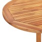 vidaXL Set da Pranzo da Esterno Pieghevole 5 pz Legno Massello di Teak vidaXL Set da Pranzo da Esterno Pieghevole 5 pz Legno Massello di Teak