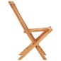 vidaXL Set da Pranzo da Esterno Pieghevole 5 pz Legno Massello di Teak vidaXL Set da Pranzo da Esterno Pieghevole 5 pz Legno Massello di Teak