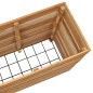 Letto Rialzato 150x40x72 cm Legno di Teak di Recupero e Acciaio Letto Rialzato 150x40x72 cm Legno di Teak di Recupero e Acciaio
