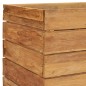 Letto Rialzato 150x40x72 cm Legno di Teak di Recupero e Acciaio Letto Rialzato 150x40x72 cm Legno di Teak di Recupero e Acciaio