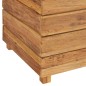 Letto Rialzato 150x40x72 cm Legno di Teak di Recupero e Acciaio Letto Rialzato 150x40x72 cm Legno di Teak di Recupero e Acciaio